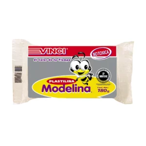 PLASTILINA BARRA 180GRS GRIS 2349 ATADO DE 5 PZAS.