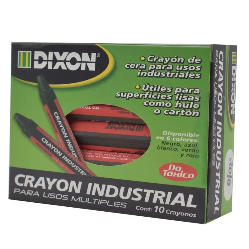 CRAYON INDUSTRIAL ROJO 2000 ATADO DE 10 PZAS. - Imagen 3