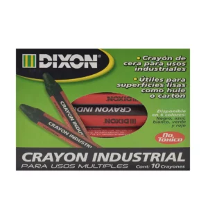 CRAYON INDUSTRIAL VERDE 2001 ATADO DE 10 PZAS.