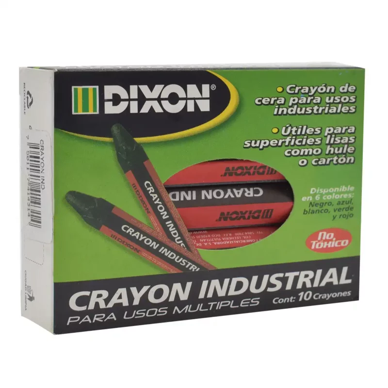 CRAYON INDUSTRIAL VERDE 2001 ATADO DE 10 PZAS. - Imagen 4