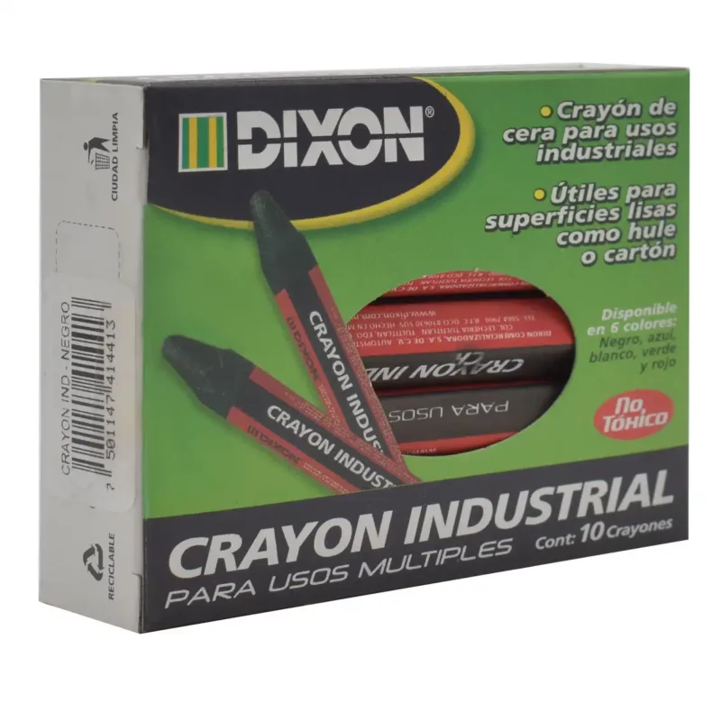 CRAYON INDUSTRIAL NEGRO 1999 ATADO DE 10 PZAS. - Imagen 3
