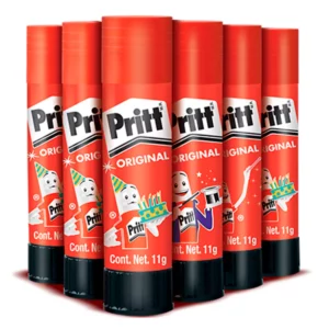 LAPIZ ADHESIVO PRITT PS 11GRS ATADO DE 12 PZAS.