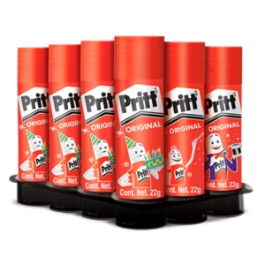 LAPIZ ADHESIVO PRITT PS 22GRS ATADO DE 12 PZAS.