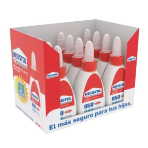 PEGAMENTO BLANCO RESISTOL 850 35GRS ATADO DE 12 PZAS.