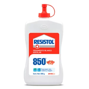 PEGAMENTO BLANCO RESISTOL 850 500GRS . ATADO DE 2 PZAS.