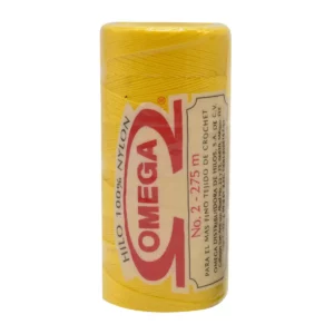 HILO NYLON OMEGA NO. 2 275MTS C/6 5 AMARILLO HUEVO