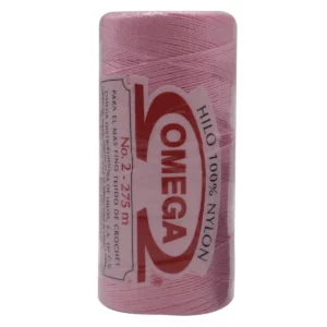 HILO NYLON OMEGA NO. 2 275MTS C/6 11 ROSA NIÑA