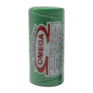 HILO NYLON OMEGA NO. 2 275MTS C/6 30 VERDE BANDERA