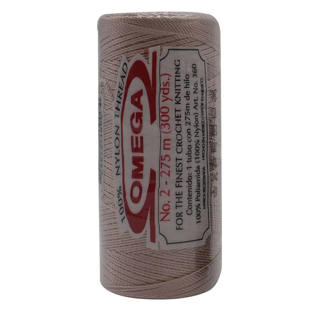 HILO NYLON OMEGA NO. 2 275MTS C/6 17 BEIGE OBSCURO