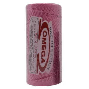 HILO NYLON OMEGA NO. 2 275MTS C/6 61 PALO DE ROSA