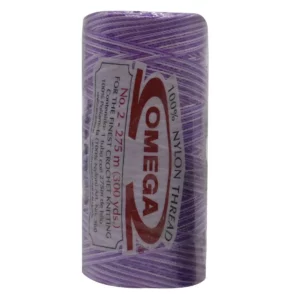 HILO NYLON OMEGA NO. 2 275MTS C/6 37 MATIZADO LILA