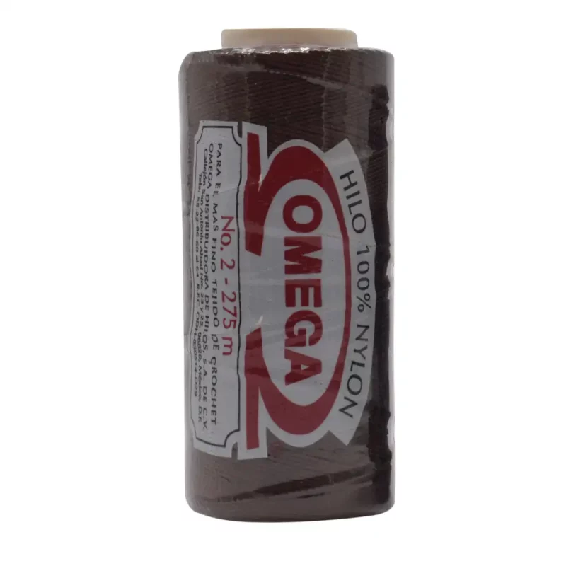 HILO NYLON OMEGA NO. 2 275MTS C/6 19 CAFE OBSCURO