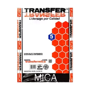 MICA ADHESIVA 5 PTS CARTA 25X33 C/50