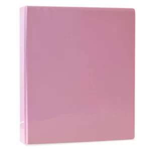 CARPETA CARTA BINDER MAX O 1" ROSA PASTEL ATADO DE 2 PZAS.