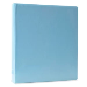 CARPETA CARTA BINDER MAX O 1" AZUL PASTEL ATADO DE 2 PZAS.