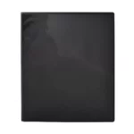 CARPETA BINDER MAX C/CRIST "O" 1/2" NEGRO ATADO DE 2 PZAS.