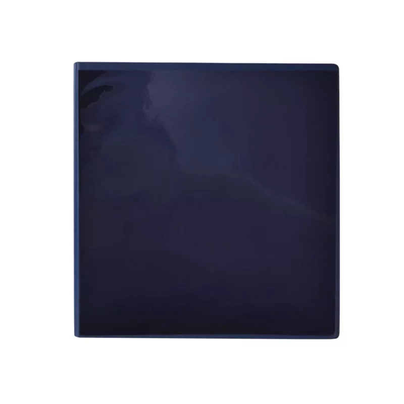CARPETA BINDER MAX C/CRIST "O" 1.5" AZUL ATADO DE 2 PZAS.