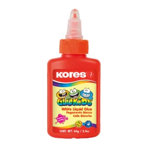 PEGAMENTO BLANCO GLUKIDS 60GRS ATADO DE 6 PZAS.