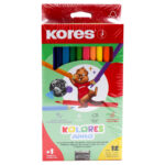 COLORES JUMBO C/12 KORES ATADO DE 2 PZAS.