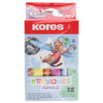 CRAYON TRIANGULAR JUMBO C/12 KORES ATADO DE 3 PZAS.