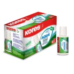 CORRECTOR LIQUIDO KORES AQUA 20ML 094 ATADO DE 10 PZAS.