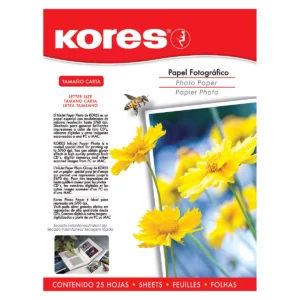 PAPEL FOTO GLOSSY CARTA C/25 INK JET