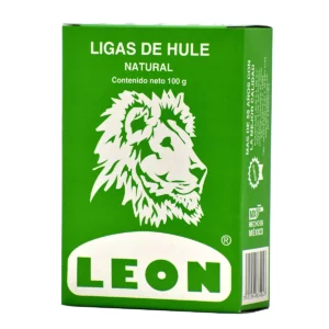LIGA DE HULE NATURAL NO. 14 CAJA DE 100GRS ATADO DE 5 PZAS.