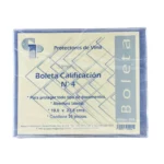 MICA CALIFICACION NO. 4 204 19.0X23.5 ATADO DE 25 PZAS.