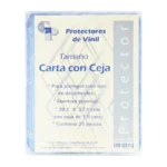 MICA CARTA 306 CON CEJA DE 1.5CMS 29.1 X 22.1CM ATADO DE 25 PZAS.