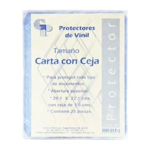 MICA CARTA 306 CON CEJA DE 1.5CMS 29.1 X 22.1CM ATADO DE 25 PZAS.