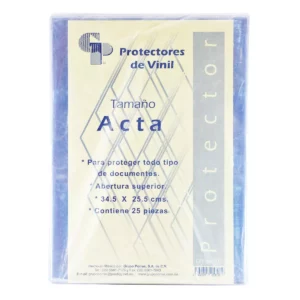 MICA ACTA 311 VINIL 34.5X25.5. ATADO DE 25 PZAS.