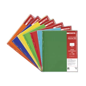 CUADERNO FRANCES COSIDO 100HJS RAYA. ATADO DE 4 PZAS.