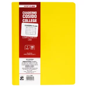 CUADERNO COLLEGE COSIDO 100HJS C5 ATADO DE 4 PZAS.