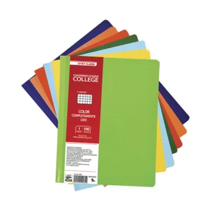 CUADERNO COLLEGE COSIDO 100HJS C7 9582 ATADO DE 4 PZAS.
