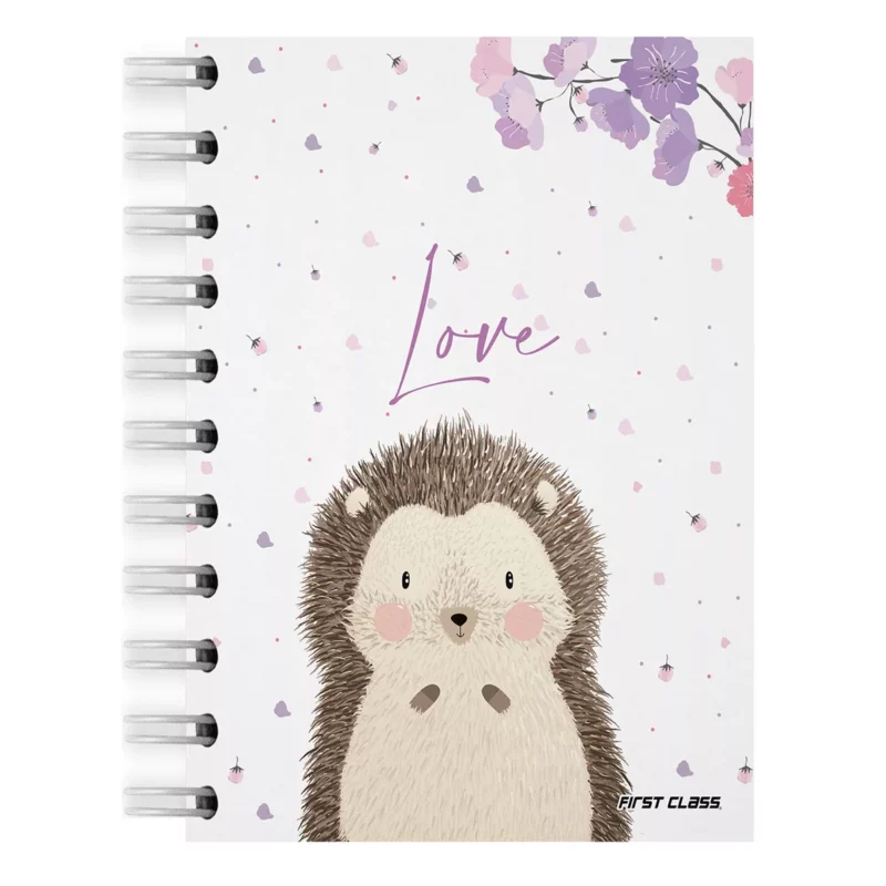 CUADERNO POCKET 100HJS RAYA ERIZOS ATADO DE 3 PZAS.