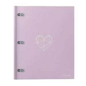 CARPETA CARTA 1" D 100HJS PASTEL ATADO DE 2 PZAS.