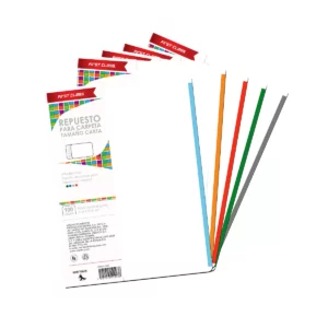 HOJA PARA CARPETA CARTA C/100 BLANCA ATADO DE 4 PZAS.