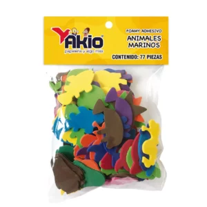 FOAMY CON ADHESIVO 4685 ANIMALES MARINOS ATADO DE 2 PZAS.