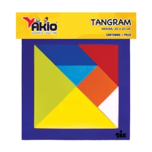 TANGRAM DE FOAMY AKIO 4680 20 X 20CMS ATADO DE 3 PZAS.
