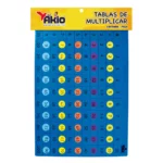 FOAMY DIDACTICO AKIO 4753 TABLAS MULTIPLICAR ATADO DE 2 PZAS.