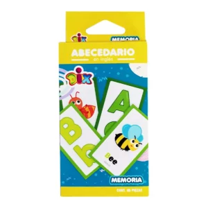 MEMORAMA ABECEDARIO EN INGLES 400 ATADO DE 2 PZAS.