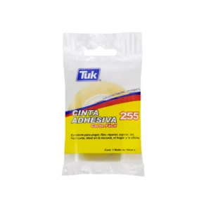 CINTA TRANSPARENTE 255 18MM X 65MTS ATADO DE 6 PZAS.