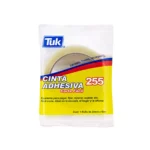 CINTA TRANSPARENTE 255 24MM X 65MTS ATADO DE 6 PZAS.
