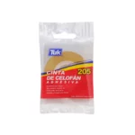 CINTA TRANSPARENTE 205 12MM X 33MTS ATADO DE 12 PZAS.