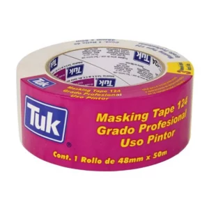 CINTA MASKING TAPE 124 48MM X 50MTS ATADO DE 2 PZAS.