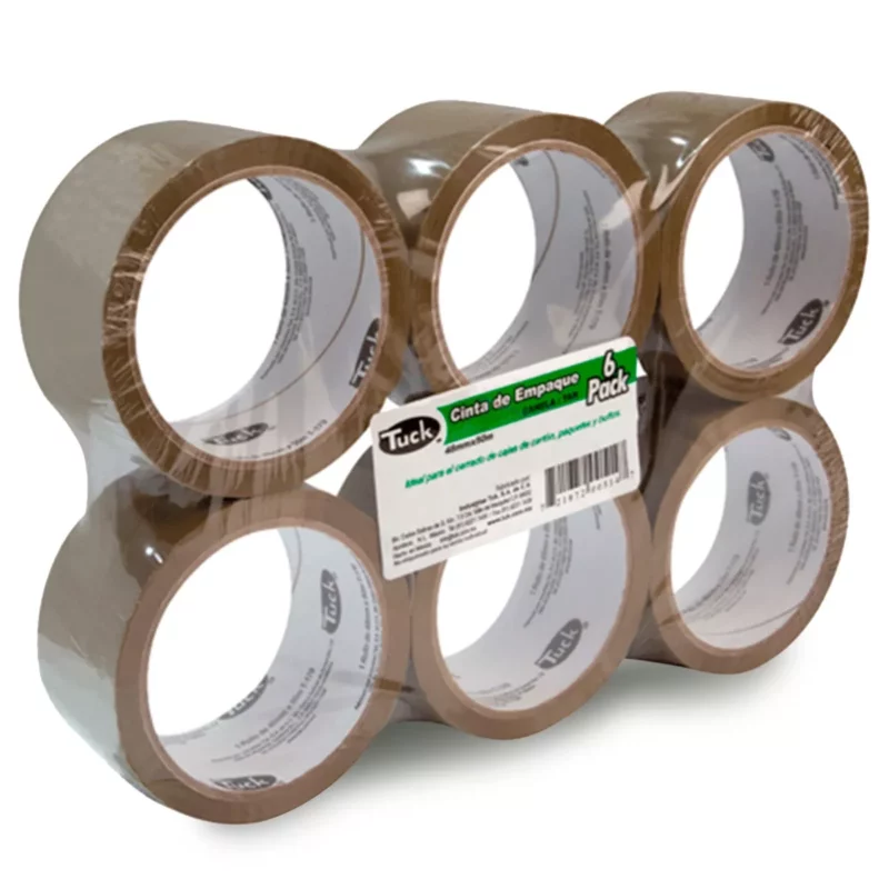 CINTA CANELA DE EMPAQUE 179 48MM X 150MTS ATADO DE 6 PZAS.