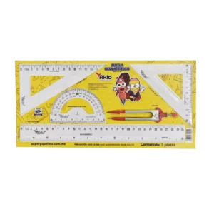 JUEGO GEOMETRICO AKIO MEDIANO 490 ATADO DE 5 PZAS.