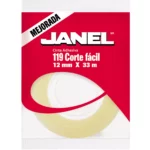 CINTA TRANSPARENTE 119 12MM X 33MTS ATADO DE 19 PZAS.