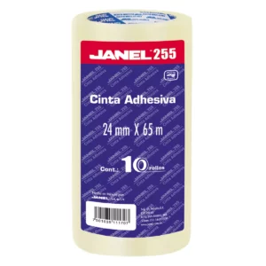 CINTA TRANSPARENTE 255 24MM X 65MTS C/10