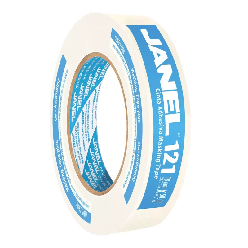 CINTA MASKING TAPE 121 18MM X 50MTS ATADO DE 4 PZAS.